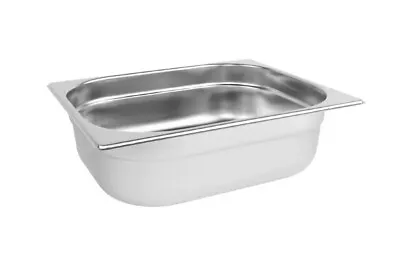 Gastronorm 1/2 Stainless Steel Containers Bain Marie Food Pan 325 * 265 * 100 • £12.99
