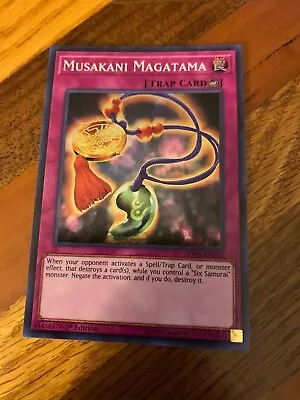 Musakani Magatama SPWA-EN055 1st Edition Super Rare NM + BONUS! • $1.49