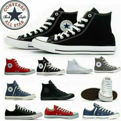 £21.99 • Buy Converse All Star High Tops WOMENS & MENS Chuck Taylor OX Canvas Trainers Shoes.