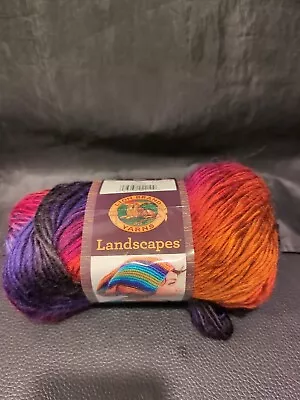 Lion Brand Landscapes Yarn.  Volcano  • $14.39