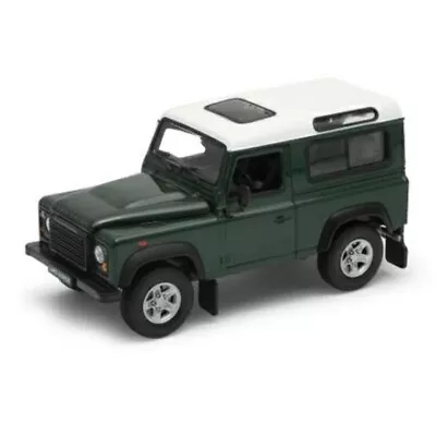 Welly W22498G Land Rover (Green W/White Roof) 1:24 Diecast Model • £24.95