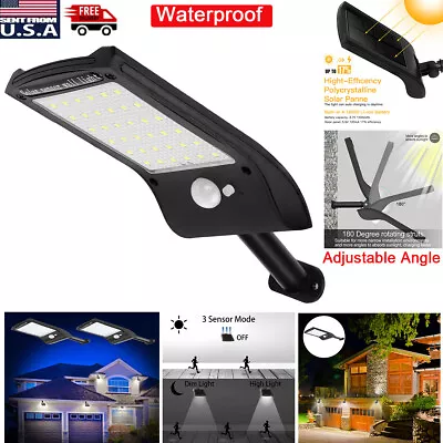 36 LED Solar Lights PIR Motion Sensor Waterproof Outdoor Garden Yard Wall Lamp • $14.99