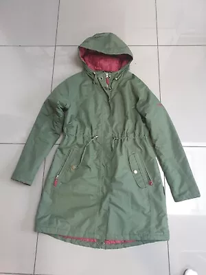 TARGET DRY Ladies Forest Green Wateproof Coat Size 14UK • £35