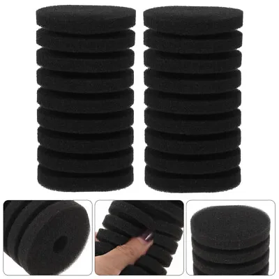  2 Pcs Aquarium Sponge Replacement Fish Tank Filter Pre Substitute Round • £5.48