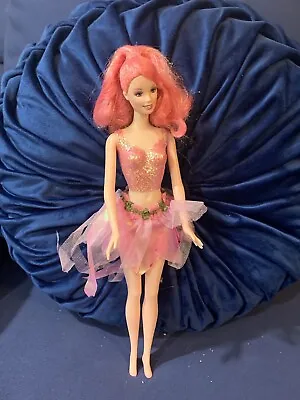Magical 2003 Barbie Fairytopia Winged Pink Sparkle Fairy Mattel • $24.99