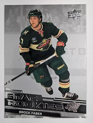 2023-24 Upper Deck Star Rookies Box Set #6 Brock Faber Rookie Card RC QTY • $2.69