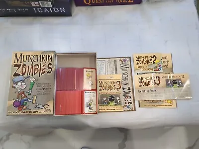 Munchkin Zombies With Expansions #2 And #3 - Used • $31