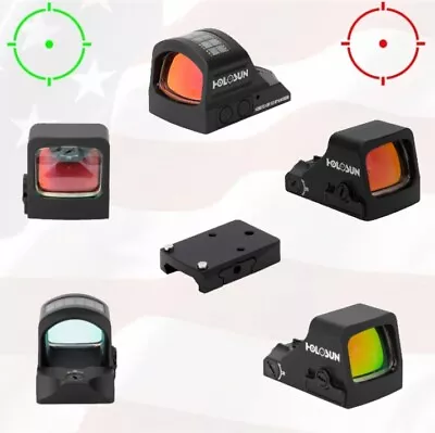 Holosun 507 - Choose Your 507C/507K Pistol Red/Green Dot Enclosed Reflex Sight • $29.99