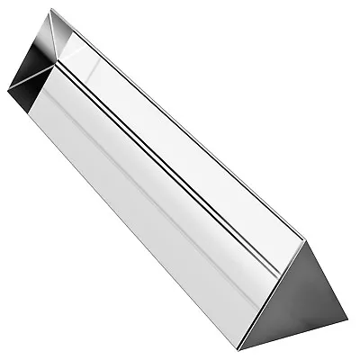 Optical Glass Triangular Prism For Teaching Light Spectrum Or Photography  • $11.20
