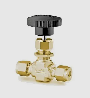 1/4 Tube Brass Regulating Stem Needle Valve (3000 Psi) Swagelok B-1RS4 • $48