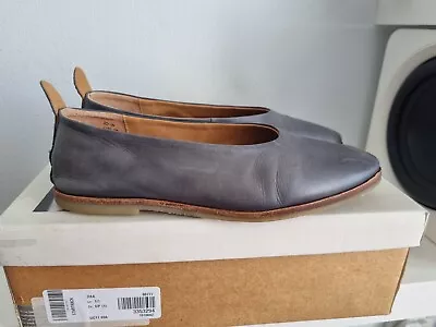 Eao Fotwear Leather Navy Flats 38 7.5 $250 Loafers Women Shoes • $35
