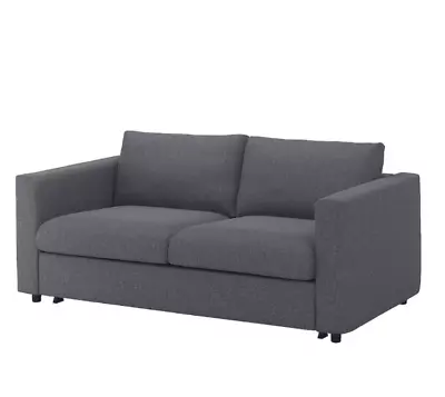 IKEA VIMLE Replacement Cover Set For 2-seat SOFA BED In Gunnared Medium Grey • £100