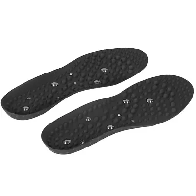 Foot Magnetic Therapy Massage Insoles Pain Relief Massage Insoles L 45-47 Bl ABE • $10.85