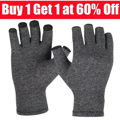 £3.79 • Buy Compression Gloves Arthritis Pain Relief Carpal Tunnel Hand Wrist Brace Support