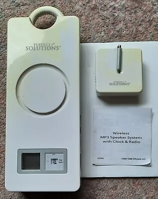  Perfect Solutions' Wireless MP3 Speaker System With Clock & Radio (2007) • £4