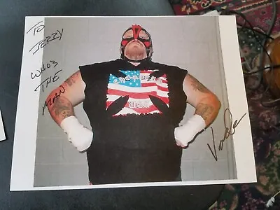 $9.99 • Buy WWF WCW VADER Signed Color Wrestling Photo 11  X 8.5  Personalized
