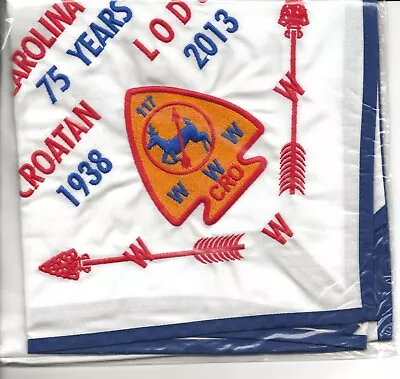 OA (BSA) Croatan Lodge #117: 2013 75th Anniversary Neckerchief • $12.99