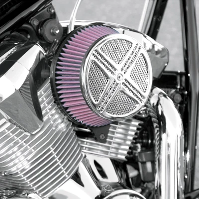 $300.95 • Buy XXx Big Air Kit Cleaner Filter Assembly Chrome Washable Yamaha V Star 1300 07-17