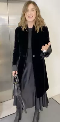 $194.65 • Buy Zara NEW Black Faux Fur Shearling Coat Jacket High Neck Trinny 2969/041 Rare M