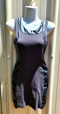 Kookai Sz 1 Black Fitted Bodyco Short Dress Shortsleeve • $14