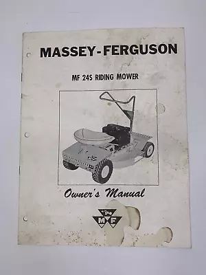 Original Vintage MASSEY FERGUSON MF 245 RIDING MOWER Owner's Manual (42) • $15