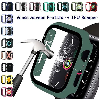$8.71 • Buy For Apple Watch Ultra Series 8/7/6 IWatch Screen Protector Case 45/41/42/44/49mm