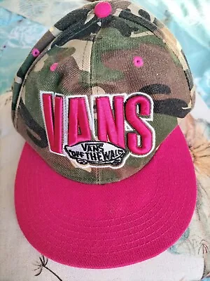 Baseball Caps Vans Off The Wall Pink & Camo And Pak Man Black • £15