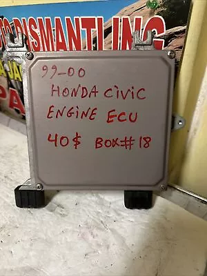 99-00 Honda Civic Dx 1.6l A/T Engine Computer 37820-P2E-A92 ECU Box #18 • $40