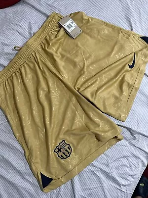 Nike Dri-Fit Barcelona Soccer Shorts Abstract Print Slim FCB Exclusive New 3XL • $37.99