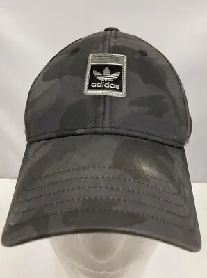 Adidas Womens Gray Camo Adjustable Strapback Cap Hat Hunting Hiking Fishing • £7.71