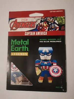 Avengers Metal Earth Legends Captain America Model Kit • £5.99