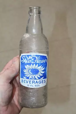 Marion Va Sun Flower Beverages Soda Bottle 12  Oz Acl By  Tip Bottling Co • $39.99