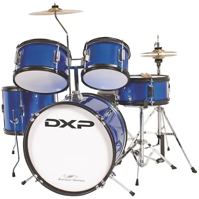 DXP 5 Piece Junior Drum Kit Metallic Blue • $337.95