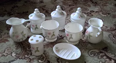 Hadida Bathroom Collection English Fine Bone China X9 Pieces... • £6