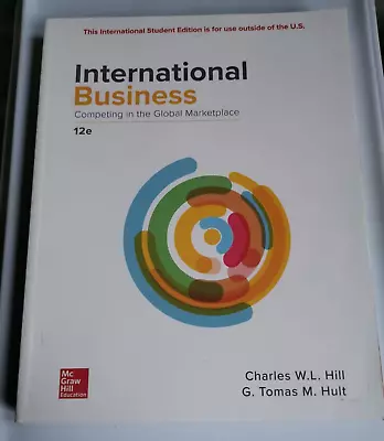 ISE International Business: Competing In The Global Marketplace By Charles Hill • £81