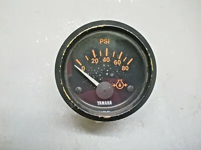 VDO/ Yamaha Oil Pressure Gauge 0-80 PSI • $18.95