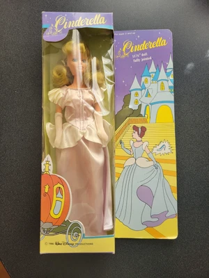 $10 • Buy Vintage Disneys Cinderella Doll 11 1/2  Fully Jointed
