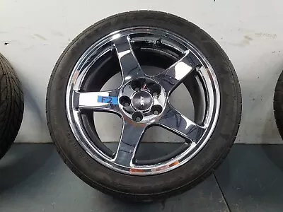 03 Ford Mustang Cobra SVT OEM 17  Front Wheel / Tire #2 #9056 O5 • $467.49