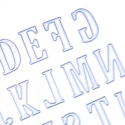 5CM Large Big Alphabet Letters Cutting Dies Stencils Metal For DIY Scrapbooking • $31.35