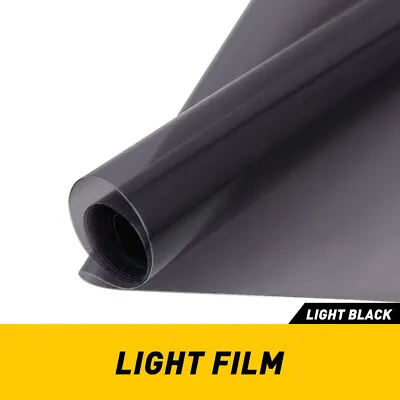 Gloss Smoke Light Black Headlight Taillight Fog Lamp Tint Film Vinyl 12X72  • $9.49