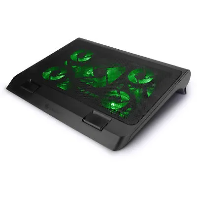 Laptop Cooling Stand With 5 LED Cooling Fans & Dual USB Ports • $34.99