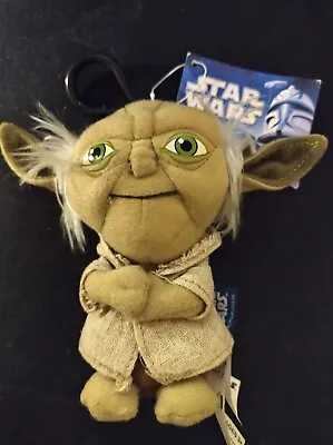 STAR WARS YODA 4 INCH TALKING PLUSH WITH CLIP  By Underground Toys • £5.95