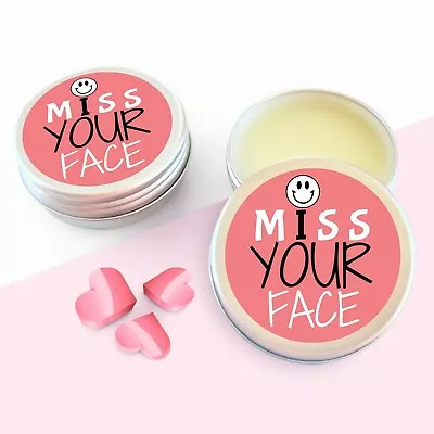 Miss Your Face Lip Balm Pocket Hug Miss You Distance Gift Isolation Gift  • £3.89