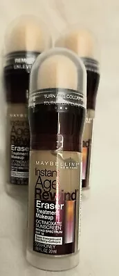 MAYBELLINE INSTANT AGE Rewind ERASER TREATMENT MAKEUP Foundation 320 Honey NEW! • $12.29