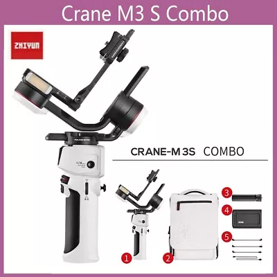 Zhiyun Crane M3 S M3S Combo 3-Axis Gimbal Stabilizer For Smartphone Camera AU • $557.70