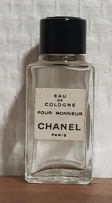 Rare. Eau De Conlôgne Pour Monsieur De Chanel 4 Ml. Label. Empty.Very Good Condition • £19.62