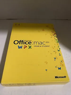 Microsoft Office MAC 2011 Home And Student Retail With Product Key Free Ship S2 • $34.99