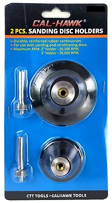 2  & 3  Sanding Disc Holder Roloc Roll & Lock Rotary Pad Holder 1/4  Shank • $8.90