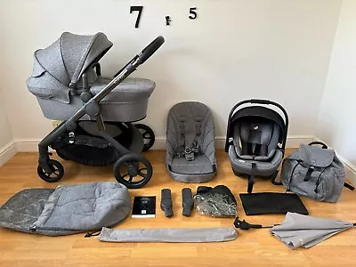 I Candy Orange3 Pushchair 3in1 Light Grey Slate Marl Phantom • £499.99