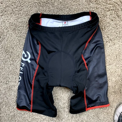 $22.50 • Buy Peloton Womens Cycling Shorts Large Pad Bike Bicycle Spin Black Hincape $90